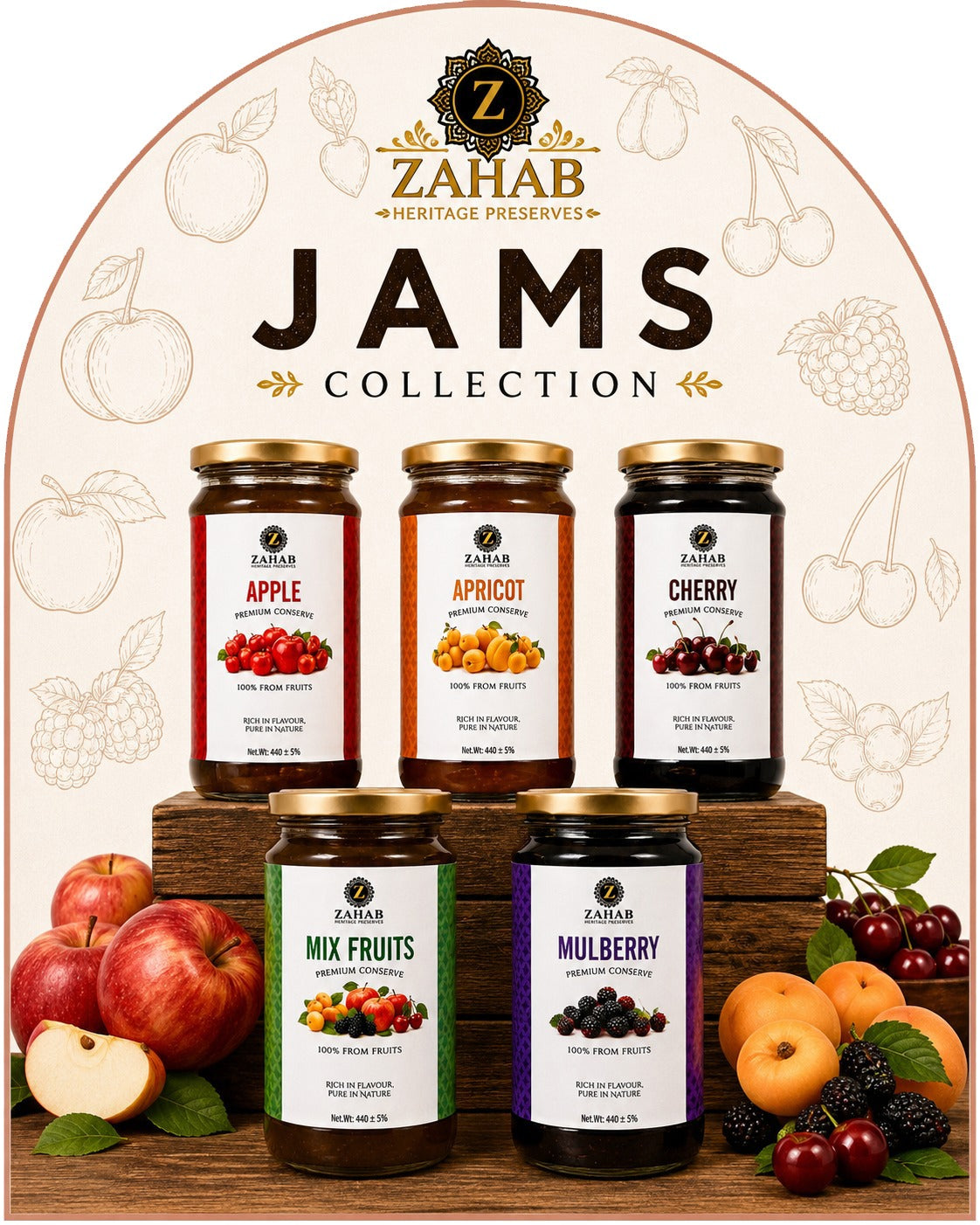 Zahab Jams Collection