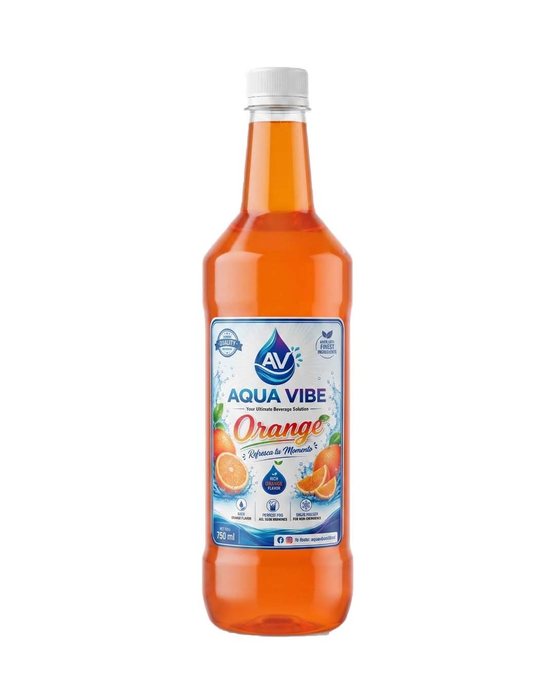 Aqua Vibe Orange Syrup (750ml)