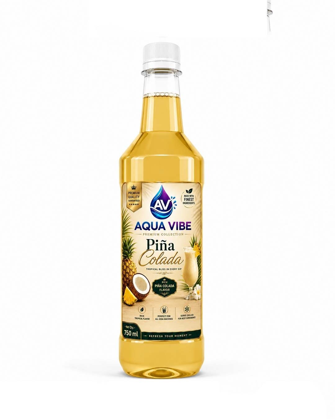 Aqua Vibe Piña Colada Syrup (750ml)